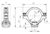 ProParts, Inc. sells and services female saddle clamp connector 90248-168-24.