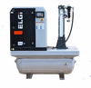 ELGi EN04 5 HP 150 PSI Air Compressor - Tank Mount w/ Desiccant Dryer & Filters (200V/3ph)