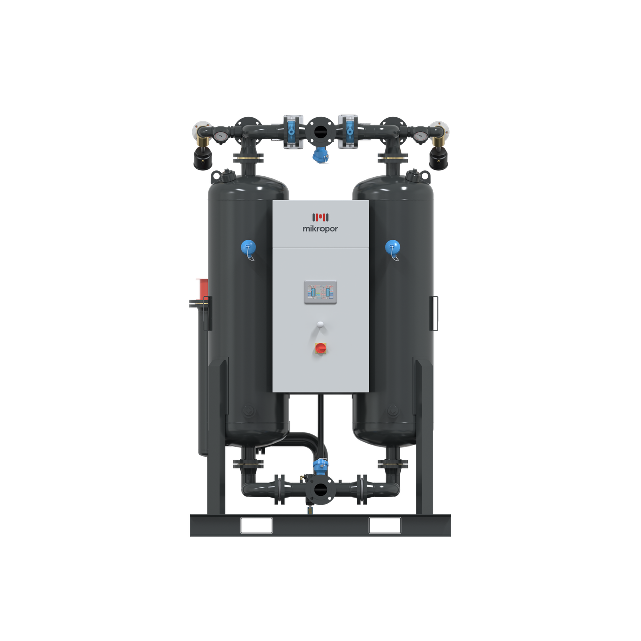 Mikropor MEHD Externally-Heated Desiccant Air Dryer DCC-Demand Cycle Control w/Dewpoint Monitoring