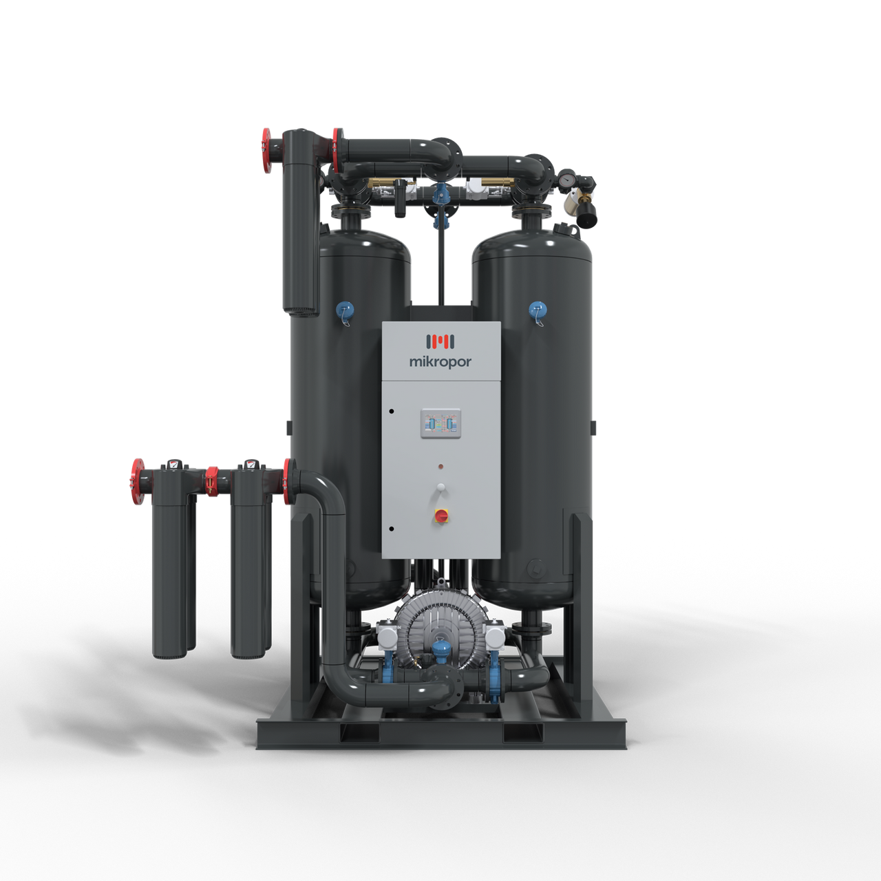 Mikropor MBL Blower-Purge Desiccant Air Dryer MBL-2000 460V (Filters Included)