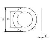 ProParts, Inc. sells and services flat gasket for flange 90017-110.