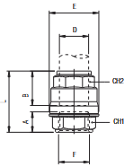 ProParts, Inc. sells and services straight female adapter 90031-40-20.