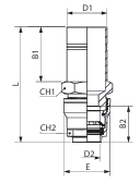 ProParts, Inc. sells and services aluminum reducer 90621A-50-25.