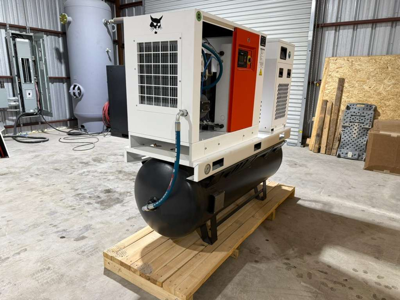 ProParts, Inc. sells and services Bobcat industrial air compressors SA10TD.