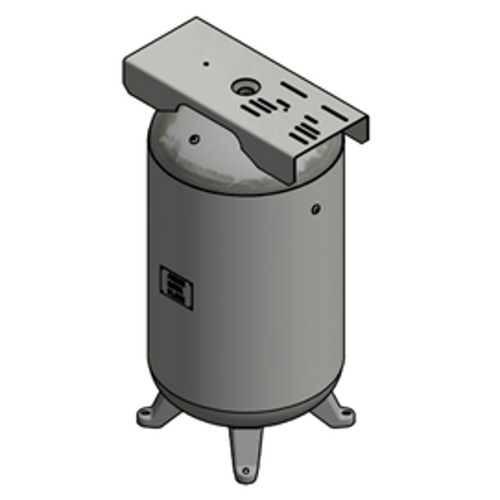 Samuels A10046 80 Gallon Vertical Air Receiver Tank (24X45, 200 PSI)