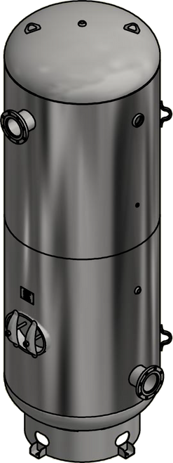 Samuels A10132 1060 Gallon Vertical Air Receiver Tank (48X144, 155 PSI)