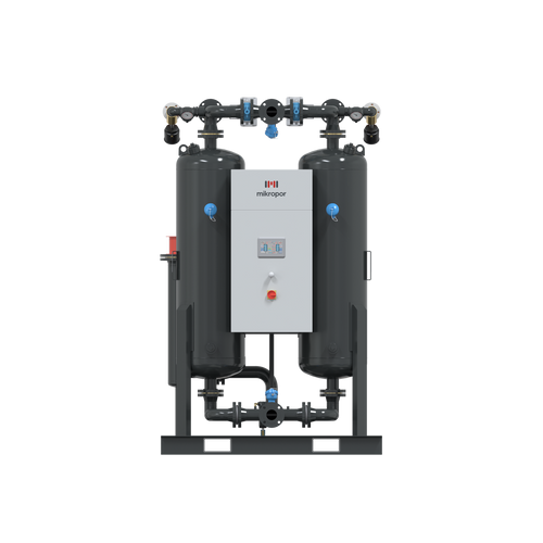 Mikropor MEHD Externally-Heated Desiccant Air Dryer MEHD-600 460V (Filters Included)