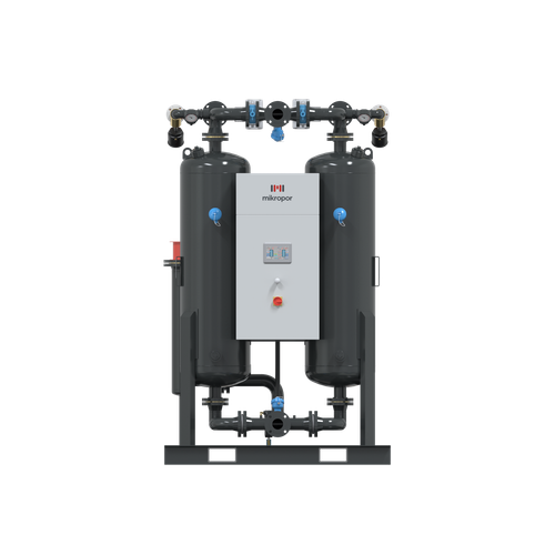 Mikropor MEHD Externally-Heated Desiccant Air Dryer MEHD-4000 460V (Filters NOT Included)