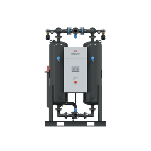 Mikropor MEHD Externally-Heated Desiccant Air Dryer MEHD-5000 460V (Filters NOT Included)