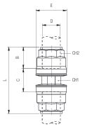 ProParts, Inc. sells and services straight union connector 90040-63.