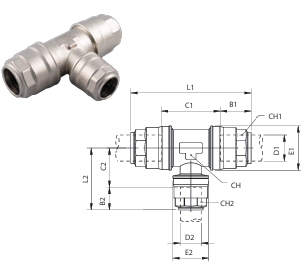ProParts, Inc. sells and services outlet reducing tee 90235-32-25.