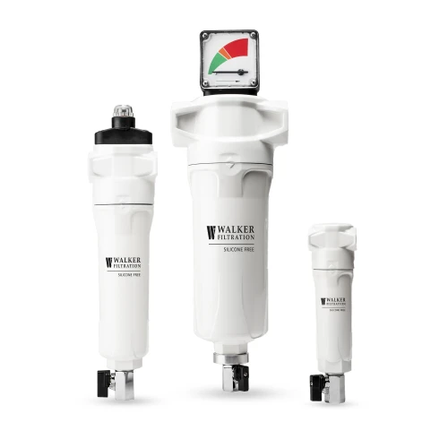 Walker Alpha Silicone-Free Filter SF0700AC (2", 700 SCFM, grade AC — 0.01 micron activated carbon)