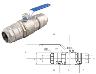 ProParts, Inc. sells and services ball valve tube/tube 90700-25