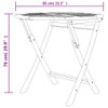  Garden Dining Set Natural Teak Teak wood Medium Foldable