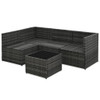  Garden Lounge Set Grey, Anthracite, Black