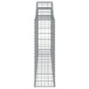  Gabion Basket Set of 9 Silver Galvanized iron Large Durable