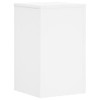 Plant Stand Set of 2 White Engineered wood Decorative Inlays