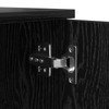 Bedside Tables Black Oak Engineered Wood Medium Bedside Table