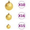 Christmas Tree Green, Shiny Gold, Matt Gold, Bronze