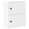  Bookcase White Engineered Wood Small Bookcase Rectangular