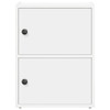  Bookcase White Engineered Wood Small Bookcase Rectangular
