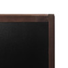  Double-sided Blackboard Cedar Wood Free Standing 23.6"x31.5"
