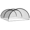  Baseball Batting Cage Net Black 236.2"x157.5"x98.4" Polyester