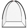  Golf Practice Net Black 118.1"x59.1"x82.7" Polyester