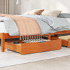  Under-bed Drawer Wax brown Solid pine wood 33.5x21.7x6.7 in