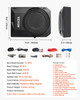 10" 400W Under Seat Car Subwoofer Slim Powered Car/Truck Subwoofer System
