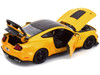 2020 Ford Mustang Shelby GT500 Yellow with Black Top "Special Edition" 1/18 Diecast Model Car by Ma F977-31452YL