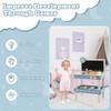 Kids Play Tool Workbench Set with 61 Pcs Tool and Parts Set-Blue - Color: Blue D681-TM10077BL