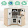 Kids Corner Wooden Kitchen Playset with Cookware Accessories B593-TP10063