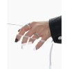 Geometry CZ Rectangle 925 Sterling Silver Adjustable Rings R866-HFH_661750943816