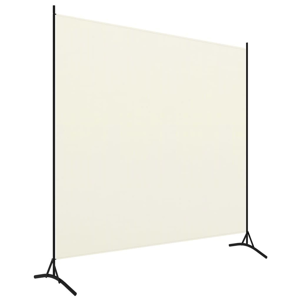  Room Divider White 68.9"x70.9" Fabric