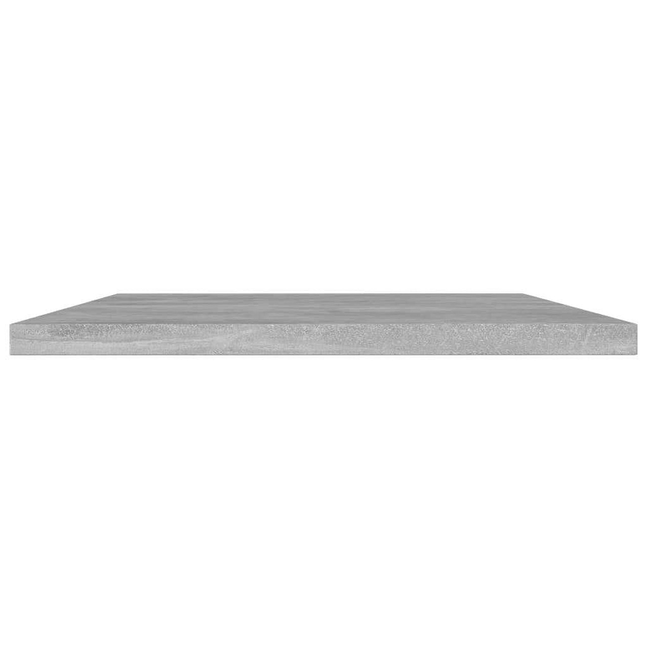  Bookshelf Board Set of 8 Concrete Gray Engineered Wood