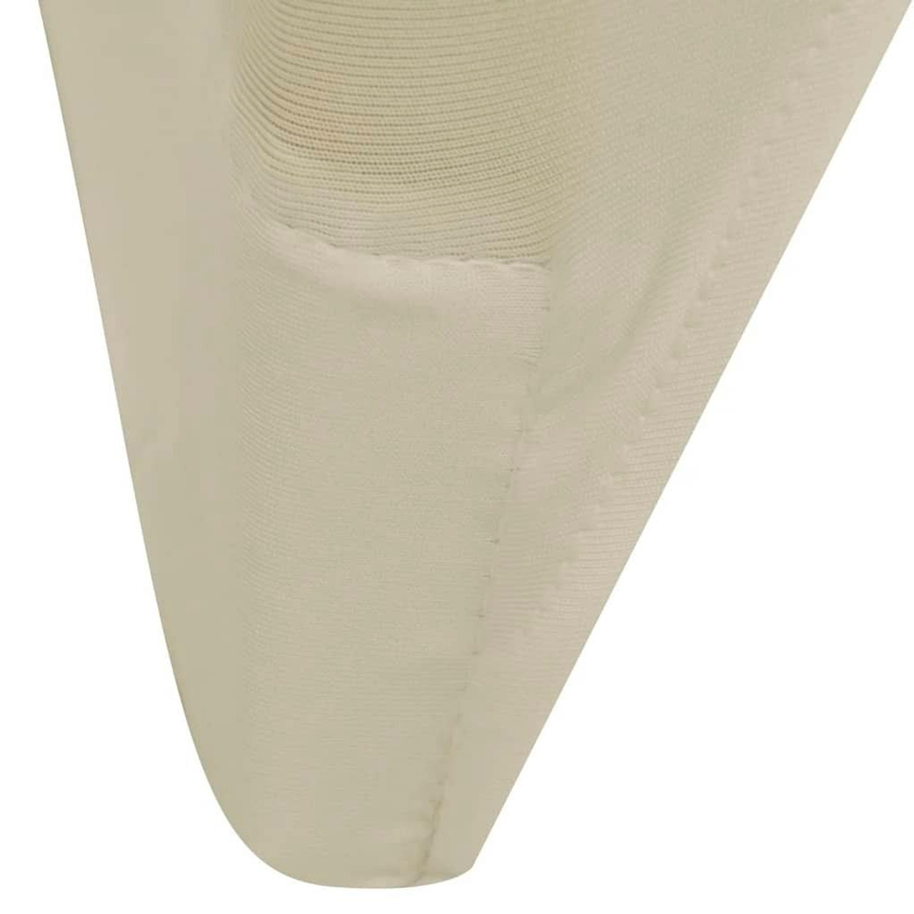  Cover Set of 50 Cream Polyester: 90%, Elastane: 10% Stretch