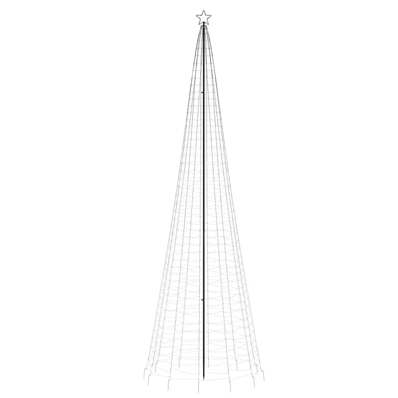  Led Christmas Tree Blue, Dark Green Copper, Iron Extra Tall