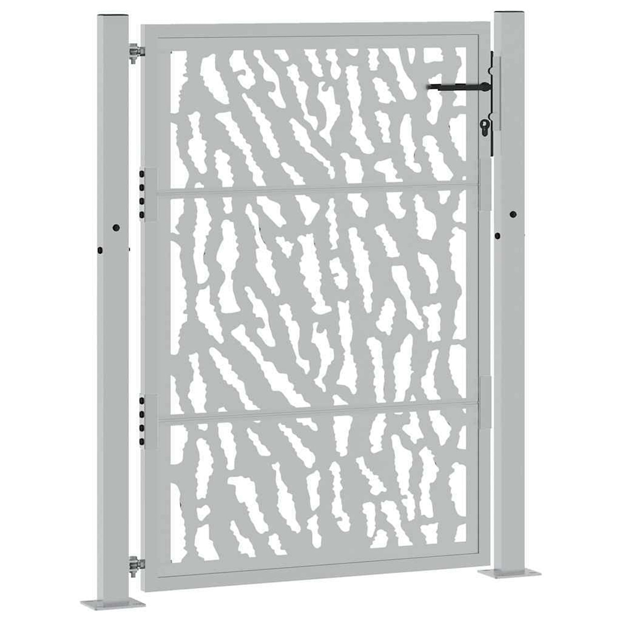  Patio Gate 41.3x51.2" Weathering Steel Trace Design
