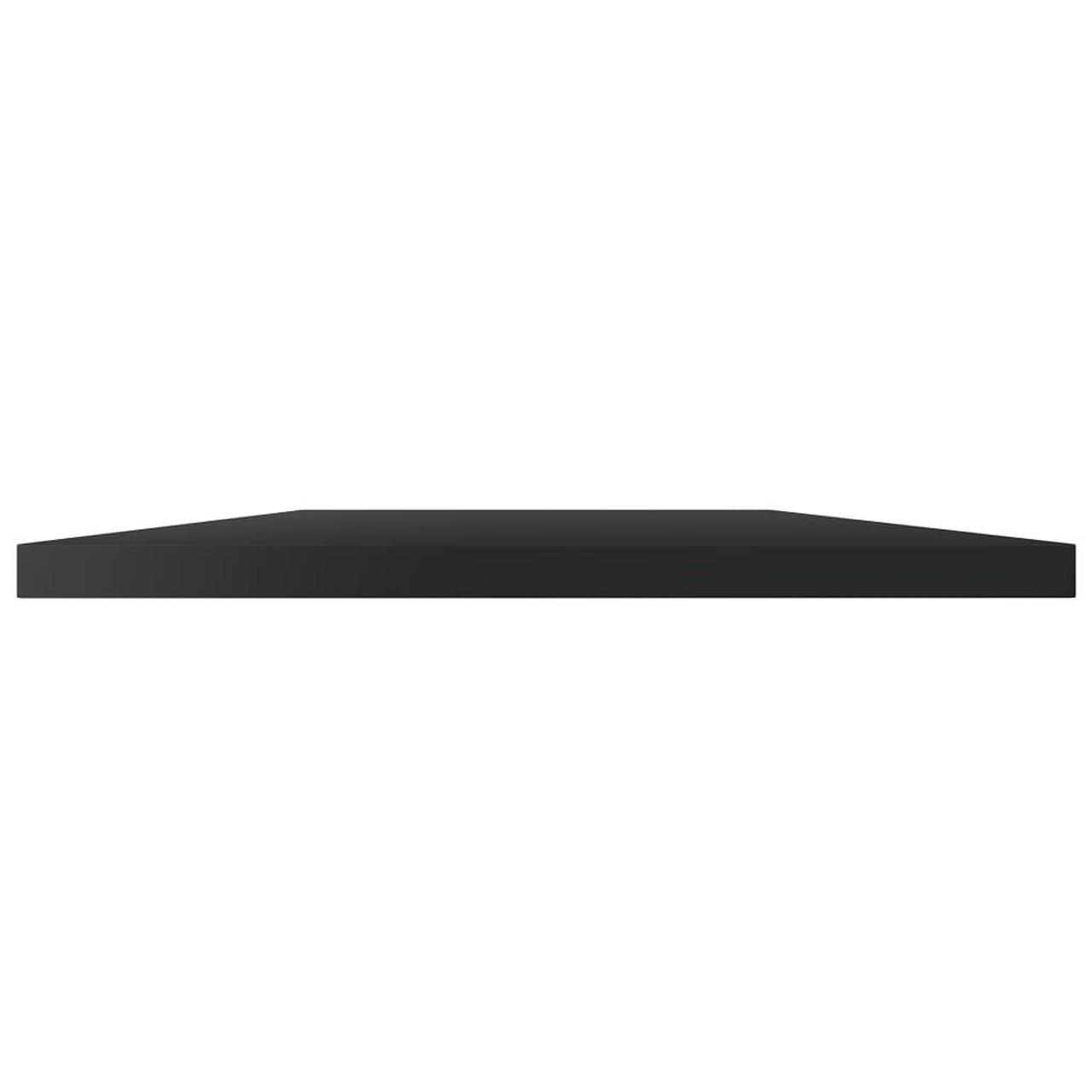  Shelf Set of 4 High gloss black Engineered wood