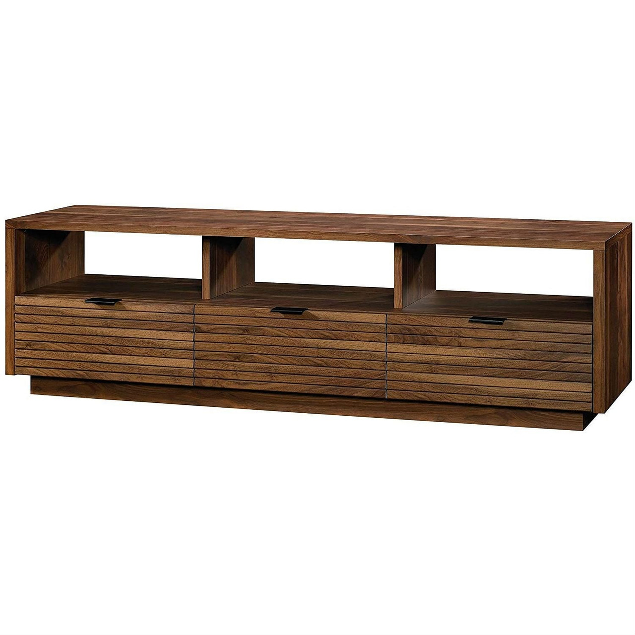 Modern Walnut Finish TV Stand Entertainment Center - Fits up to 70-inch TV Q280-DWBF45863219