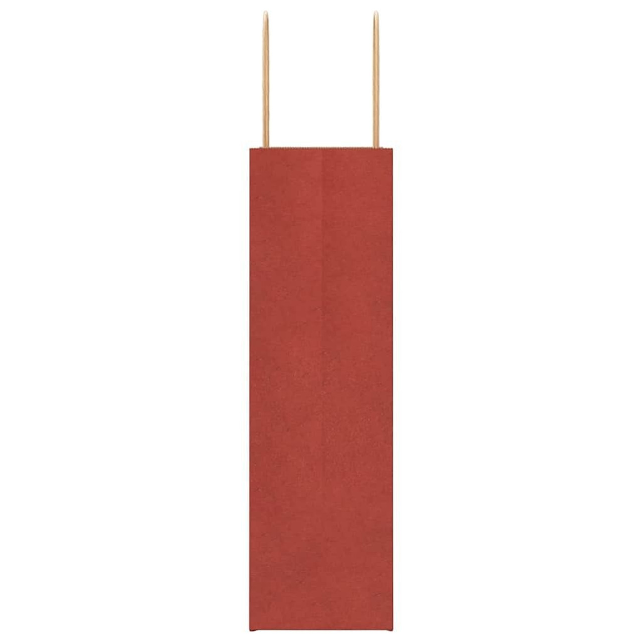  Paper Bags 50 pcs with Handles Red 8.3x4.3x14.2"