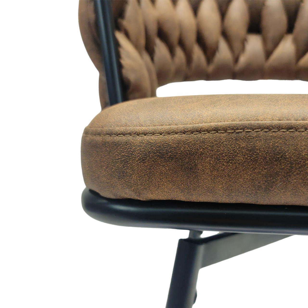 28" 360 Swivel Bar Stools Set of 2 Modern Swivel Bar Chairs, Barstools Counter Height with High Backrest, Easy 3-5 Minute Assembly for Bar, Kitchen, Dining Room