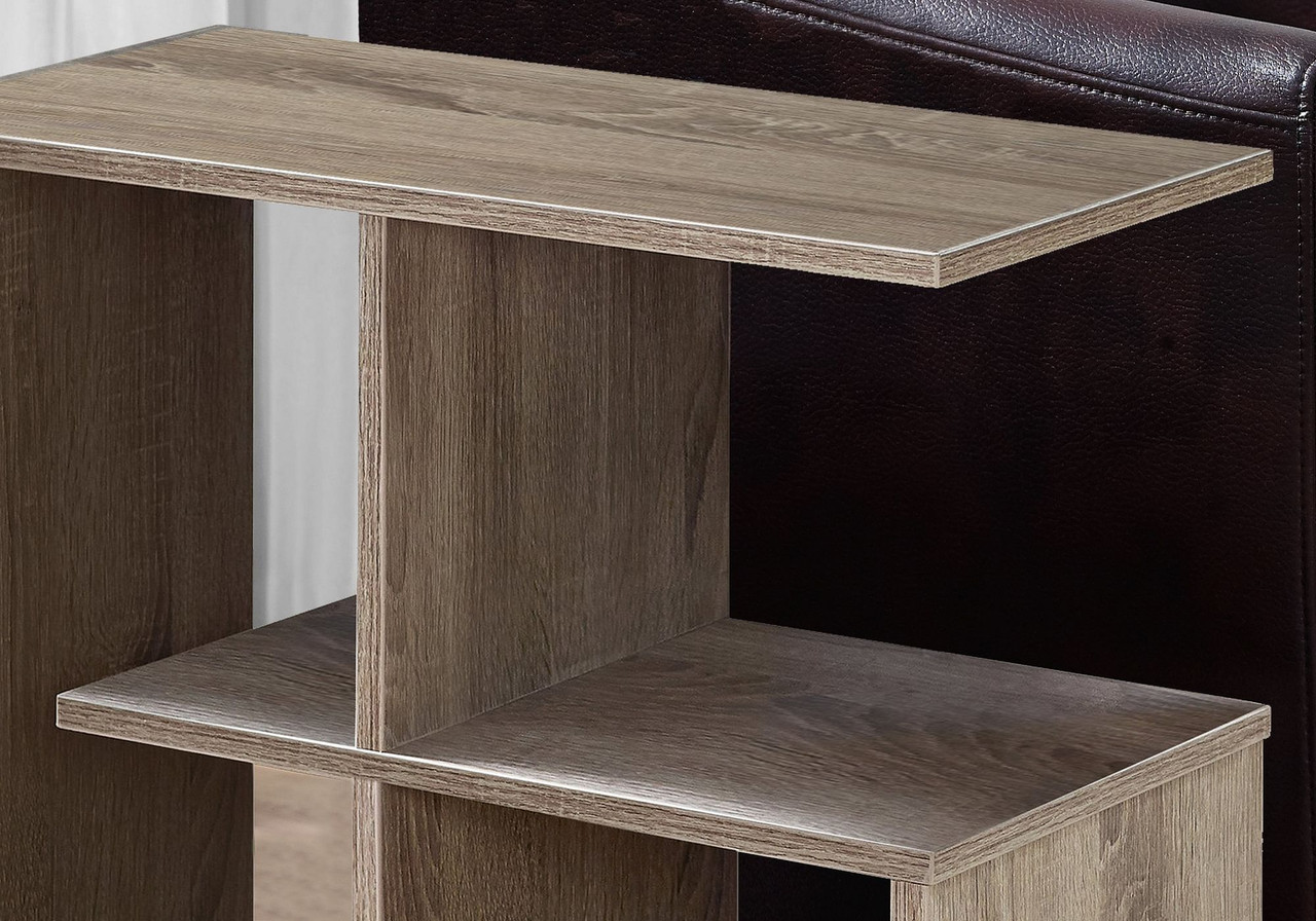 11.5" X 23.5" X 24" Dark Taupe Particle Board Laminate  Kitchen Cart N270-332715