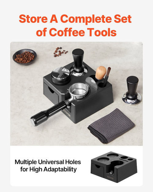 ABS Espresso Tamping Station 51-58 mm Station with Detachable Slot E415-YFZ7QSL5158M9ZQ5IV0