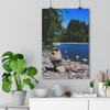 River Cairn - Giclee-Printed Fine Art Photographic Print on Museum Grade Paper
