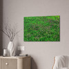 Mint Blooms- Stretched Canvas Print