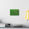 Mint Blooms- Stretched Canvas Print