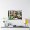 Biding His Time - Stretched Canvas Print