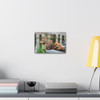 Biding His Time - Stretched Canvas Print
